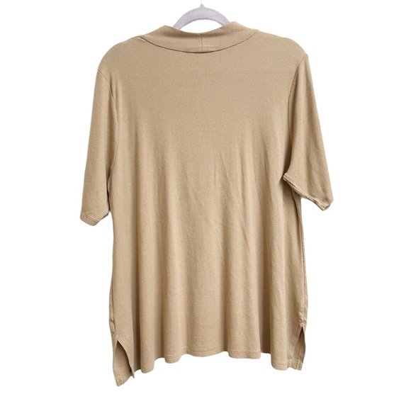 Soft Surroundings Top 1X Jacqueline Tunic Tan - Picture 3 of 7